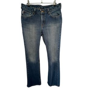 Carhartt Mid-Rise Medium Wash Bootcut Casual Denim Jeans